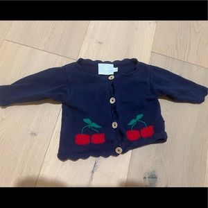 Little English Cherry Sweater - 6 months